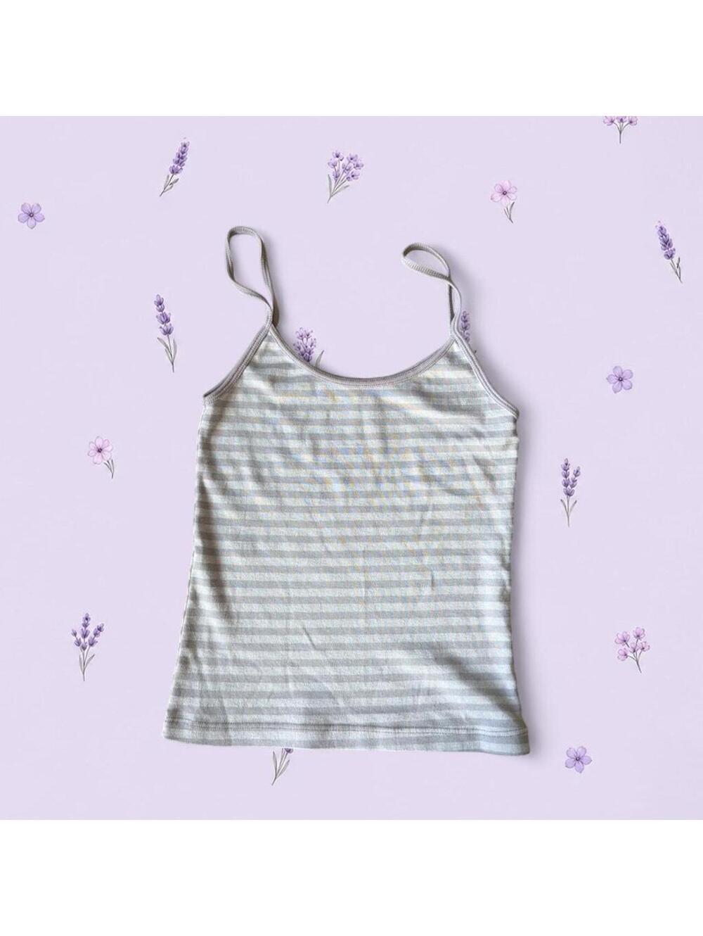 Brandy Melville lilac striped tank